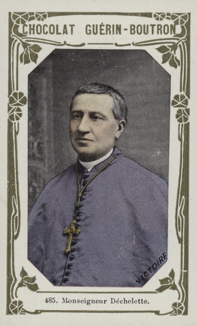 Monseigneur Dechelette (صورة ملونة) بواسطة المدرسة الفرنسية
