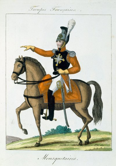 الفرسان الخيالة ، من Tubses Francaises ، حانة. شي باسيت ، باريس ، 1790 بواسطة المدرسة الفرنسية