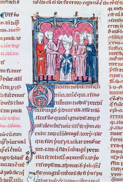 Ms 372 fol.158v تكريم مطران من ديكراتس دي غراتين بواسطة المدرسة الفرنسية