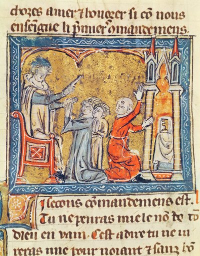 Ms 571 fol.1 السوم Le Roi بواسطة المدرسة الفرنسية