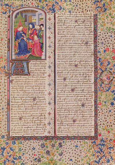 السيدة 927 Fol.186 عرض السياسة للملك من الأخلاق والسياسة والاقتصاد بواسطة أرسطو (384-322 قبل الميلاد) بواسطة المدرسة الفرنسية