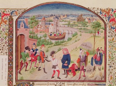 السيدة 927 Fol.29v الشجاعة والجبن ، من الأخلاق والسياسة والاقتصاد بقلم أرسطو (384-322 قبل الميلاد) بواسطة المدرسة الفرنسية