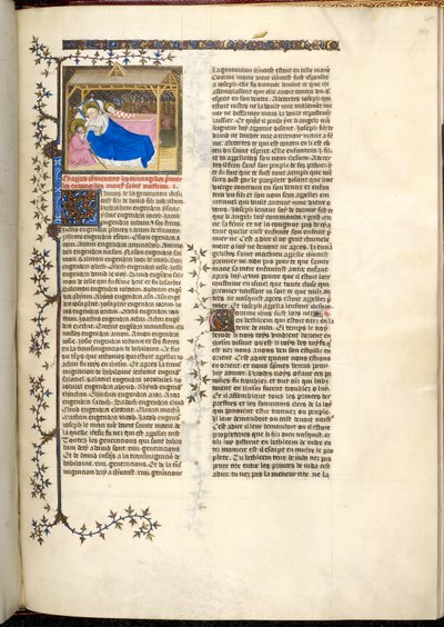 ميلاد المسيح، حوالي عام 1403-1404 (منمنمة) بواسطة المدرسة الفرنسية