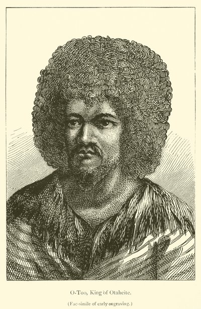 O-Too, King of Otaheite (engraving) بواسطة المدرسة الفرنسية