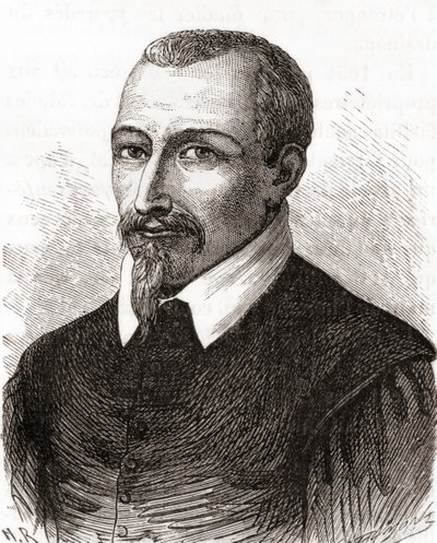 Olivier de Serres, from Les Merveilles de la Science, published c.1870 (engraving) بواسطة المدرسة الفرنسية