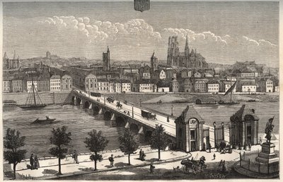 Orleans - Centre-Val de Loire - engraving in “La France illustree: geography, history, statistical administration” by V.A. Malt-Brown. 1884 بواسطة المدرسة الفرنسية