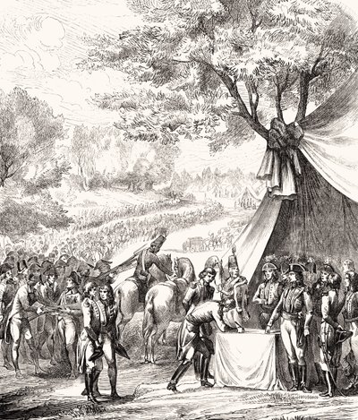 تهدئة فيندي ، 1793 ، من "هيستوار دو لا ريفولونس فرانسيس" بقلم لويس بلانك (1811-1882) بواسطة المدرسة الفرنسية