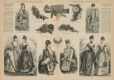 Page from La Mode Illustree بواسطة المدرسة الفرنسية