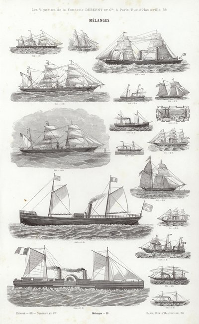 Page from Vignettes Typographiques (engraving) بواسطة المدرسة الفرنسية