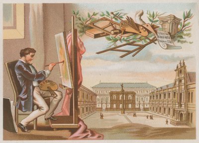 رسام و Ecole des Beaux Arts ، باريس بواسطة المدرسة الفرنسية