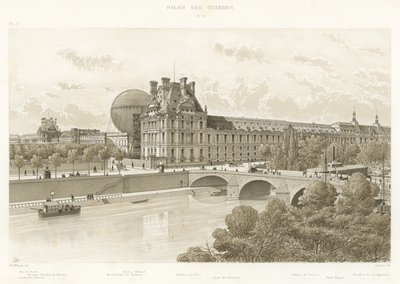 قصر التويلري ، 1879 بواسطة المدرسة الفرنسية