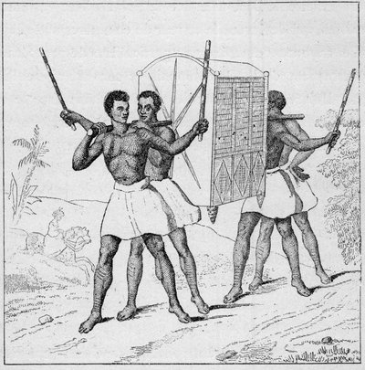 رحلة Palanquin إلى جزيرة بوربون (جزيرة ريونيون) في القرن الثامن عشر. نقش في "La Marine et les Colonies: Commerce" بواسطة المدرسة الفرنسية