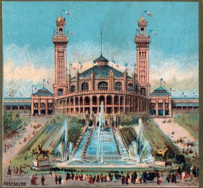 باريس. المعرض العالمي لعام 1889: تروكاديرو. بواسطة المدرسة الفرنسية