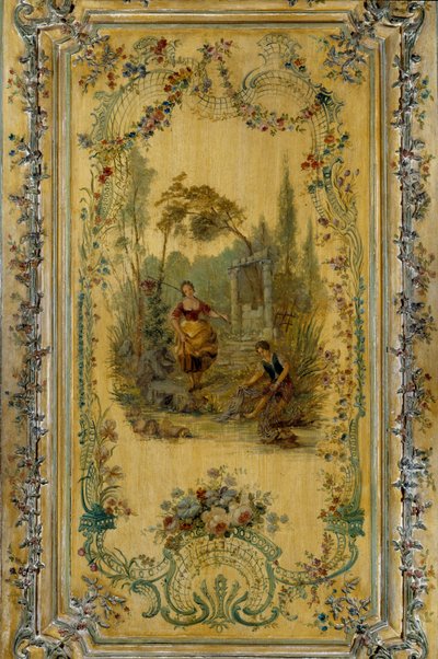 مشهد رعوي ، لوحة لشقة دوفين ماري جوزيف من ساكسونيا (1731-1767) بواسطة المدرسة الفرنسية