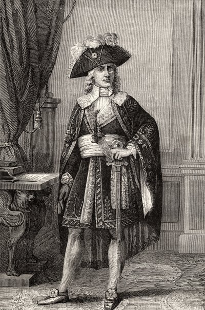 بول فرانسوا نيكولاس ، Vicomte de Barras ، من "Histoire de la Revolution Française" بقلم لويس بلانك (1811-1882) بواسطة المدرسة الفرنسية