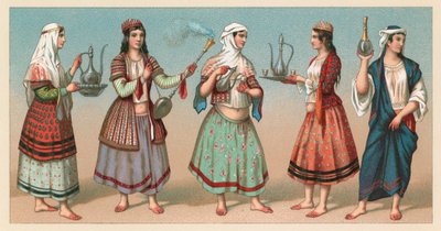 زي فارس بواسطة المدرسة الفرنسية