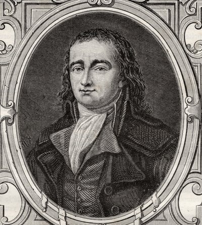بيير غاسبارد شوميت (1763-1794) من فيلم "Histoire de la Revolution Française" للكاتب لويس بلانك (1811-1882) بواسطة المدرسة الفرنسية