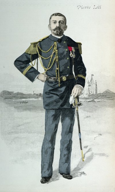 بيير لوتي (1850-1923) ، غلاف توضيحي لـ La Revue Illustree ، 1 أكتوبر 1889 بواسطة المدرسة الفرنسية