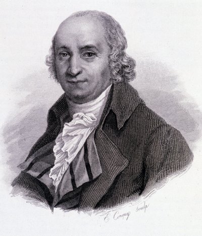 بيير صموئيل دوبون دي نيمور (1739-1817) - في "" صور لرجال نافعين "" بواسطة المدرسة الفرنسية