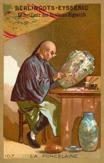 Porcelain (chromolitho) بواسطة المدرسة الفرنسية