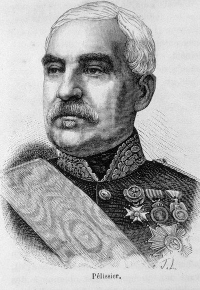 صورة أيمابل جان جاك بيليسير ، دوق مالاكوف (1794-1864) ، الجيش الفرنسي ومارشال فرنسا - في "L