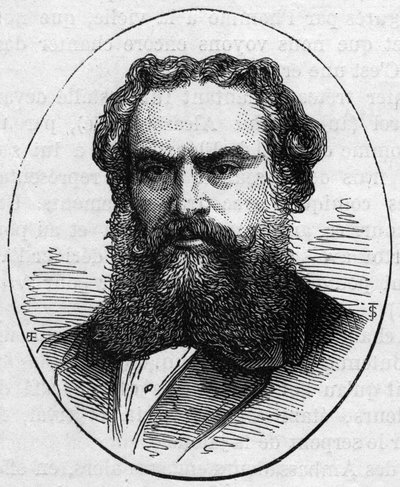 صورة ألكسندر كابانيل (1823-1889) ، رسام فرنسي. نقش في "" Le Monde Illustré "" رقم 890 بتاريخ 2 مايو 1874. بواسطة المدرسة الفرنسية