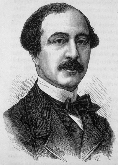 صورة لأناتول بريفوست بارادول ، صحفي وسياسي فرنسي (1829-1870). بواسطة المدرسة الفرنسية