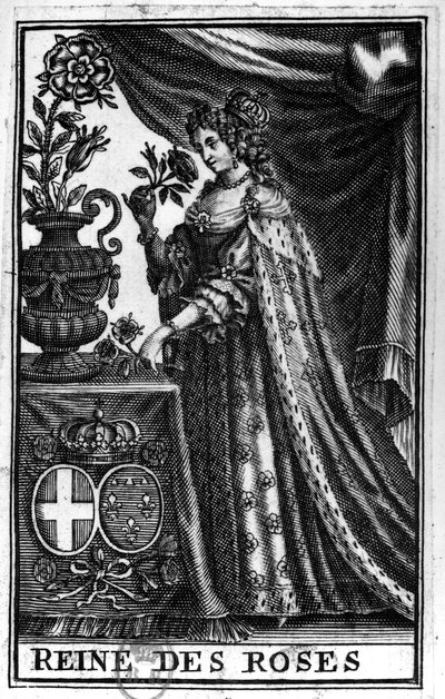 صورة آن ماري دورلينز (1669 - 1728) (آنا ماريا دي بوربون أورليانز (بوربون أورليانز) دوقة سافوي ، ابنة السيد فيليب دوق أورليانز وهينرييت آن (هنرييت آن) من إنجلترا. نقش القرن الثامن عشر . بواسطة المدرسة الفرنسية