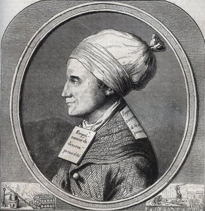 صورة أنطوان فرانسوا (أنطوان فرانسوا) ديسرو (1744-1777) السام الفرنسي - نقش في "" الأسباب الشهيرة لجميع الشعوب "" لأرماند فوكيه (1817-18؟) 1858-1867 - مجموعة خاصة بواسطة المدرسة الفرنسية