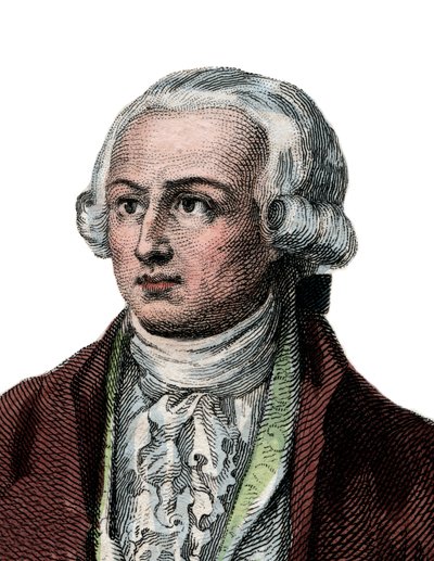 صورة أنطوان لوران دي لافوازييه (1743-1794) ، الكيميائي الفرنسي. بواسطة المدرسة الفرنسية