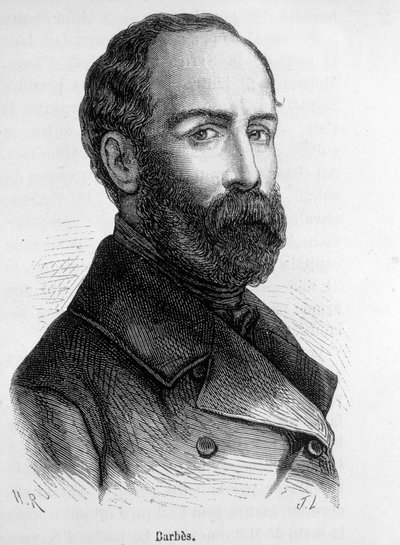 صورة لأرماند باربس ، الثوري الفرنسي (1809-1870). بواسطة المدرسة الفرنسية