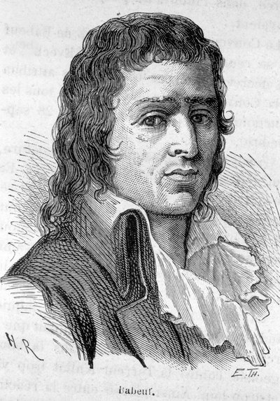 صورة لبيبوف ديت غراتشوس ، الثوري الفرنسي (1760-1797) - في "" L'Histoire de France "" لهنري مارتن بواسطة المدرسة الفرنسية
