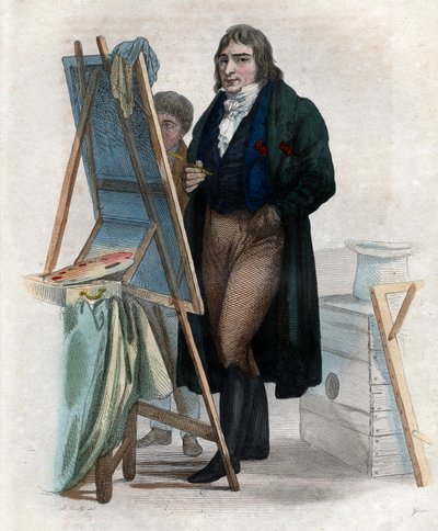 صورة للبارون أنطوان جان جروس (1771-1835) ، رسام فرنسي. بواسطة المدرسة الفرنسية