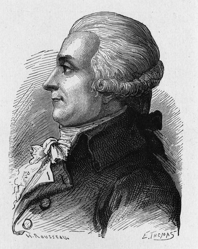 صورة شخصية للبارون لويس برنارد جايتون مورفو (لويس برنارد جايتون دي مورفو) (جيتون) (1737-1816) ، سياسي فرنسي وكيميائي وثوري - في "Album de la Science؛ علماء لامعون غراندز ديسوفيرتس ”” “1896. بواسطة المدرسة الفرنسية