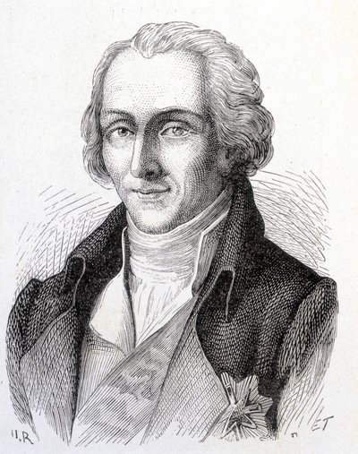 صورة لبنيامين دي رومفورد ، الفيزيائي الأمريكي (1753 - 1814) - في ألبوم العلوم ؛ علماء لامعون الاكتشافات العظيمة "" "1896. بواسطة المدرسة الفرنسية