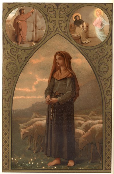 صورة برناديت سوبيروس (1844-1879) ، بيرجير في لورد ، هاوتس بيرينيه (65) بواسطة المدرسة الفرنسية