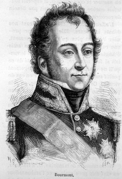 صورة بورمونت ، كونت غيسن ، مارشال فرنسا (1773-1846) - في "" L'Histoire de France "" لهنري مارتن بواسطة المدرسة الفرنسية