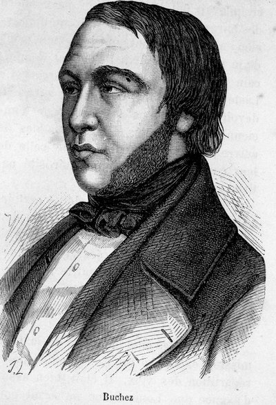 صورة بوتشيز ، الفيلسوف والسياسي الفرنسي (1796-1865) بواسطة المدرسة الفرنسية
