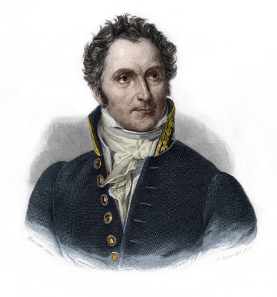 صورة لكاسيمير بيرييه (1777-1832) ، رجل دولة فرنسي. في "" LIBRE DES PERÉNERS "للويس دي كورمينين تيمون. 1842. مجموعة خاصة. بواسطة المدرسة الفرنسية