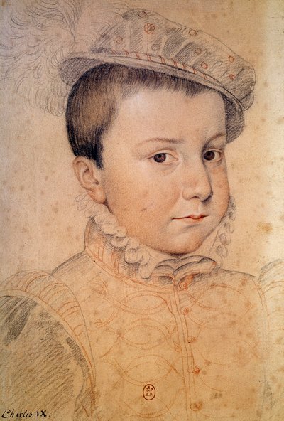 صورة الطفل تشارلز التاسع (1550-1574). رسم مجهول للمدرسة الفرنسية بواسطة المدرسة الفرنسية