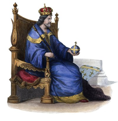 صورة تشارلز الأول من نابولي (تشارلز أنجو) (1227-1285) ، ملك صقلية. بواسطة المدرسة الفرنسية