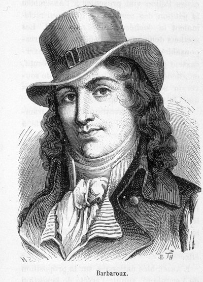 صورة تشارلز جان ماري باربارو (1767 - 1794) ، سياسي فرنسي قاد اتحادات مرسيليا عندما تم الاستيلاء على التويلري في عام 1792. بواسطة المدرسة الفرنسية