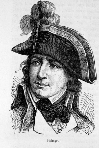 صورة تشارلز بيشيغرو ، الجنرال فرانسيس (1761-1804) - في "" تاريخ فرنسا "" هنري مارتن بواسطة المدرسة الفرنسية