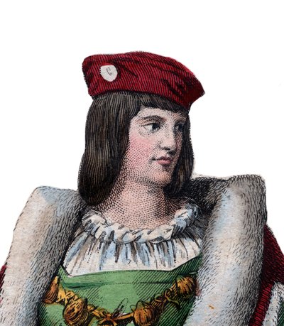 صورة لتشارلز فالوا ، دوق أورليانز (1394-1465) ، الشاعر الفرنسي ووالد الملك لويس الثاني عشر ملك فرنسا. بواسطة المدرسة الفرنسية