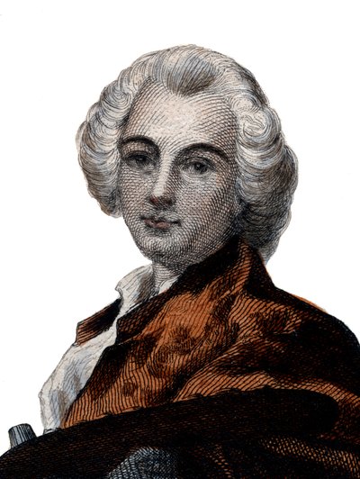 صورة لكلود جوزيف فيرنيه (1714-1789) ، رسام فرنسي. بواسطة المدرسة الفرنسية