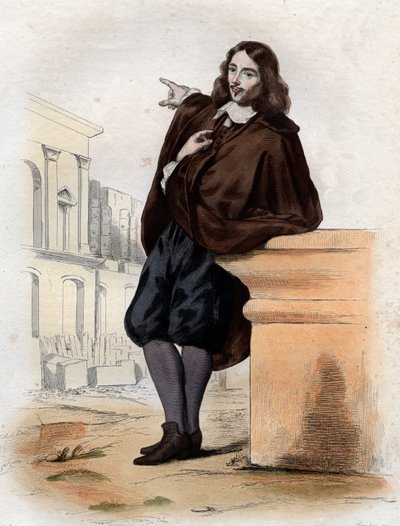 صورة لكلود بيرولت (1613-1688) ، مهندس معماري فرنسي ، طبيب وعلم تشريح. بواسطة المدرسة الفرنسية