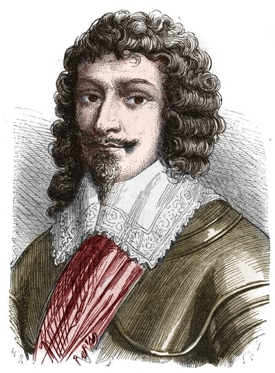 صورة لدوق هنري الثاني مونتمورنسي (مونتمورنسي) (1595-1632) نقش من نهاية القرن التاسع عشر بواسطة المدرسة الفرنسية