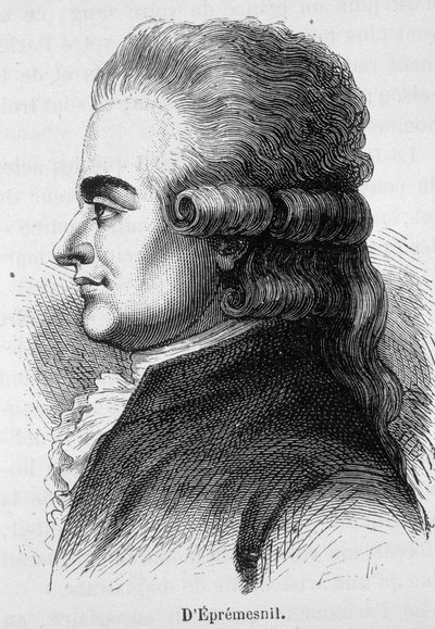 صورة إبريميسنيل ، القاضي والسياسي الفرنسي (1746 - 1794) - في "" L