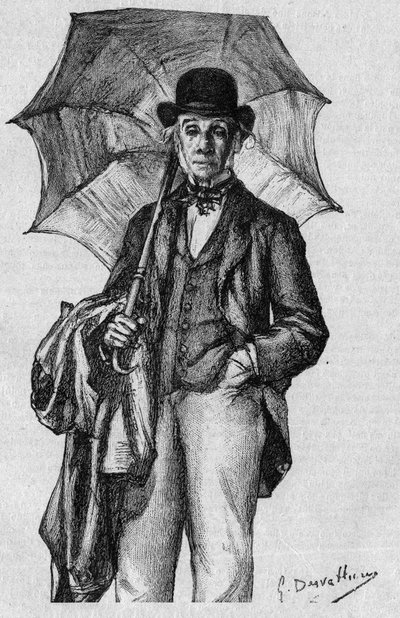 صورة شخصية لإرنست ليجوف (1807-1903) ، شاعر فرنسي ، روائي وكاتب مسرحي ، عضو أكاديمية فرانسيز. نقش في "La gazette du dimanche" في 9 يناير بواسطة المدرسة الفرنسية