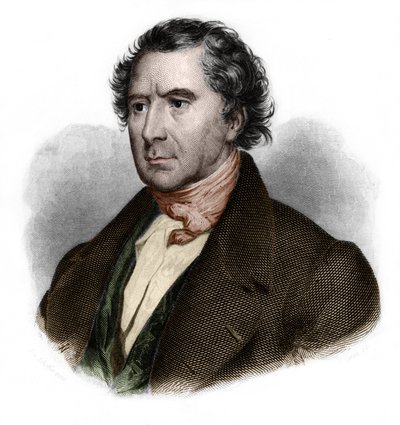 صورة لفرانسوا أراغو (1786-1853) ، عالم رياضيات ، فيزيائي ، عالم فلك وسياسي فرنسي. في "" LIBRE DES SPORERS "للويس دي كورمينين تيمون. 1842. مجموعة خاصة. بواسطة المدرسة الفرنسية